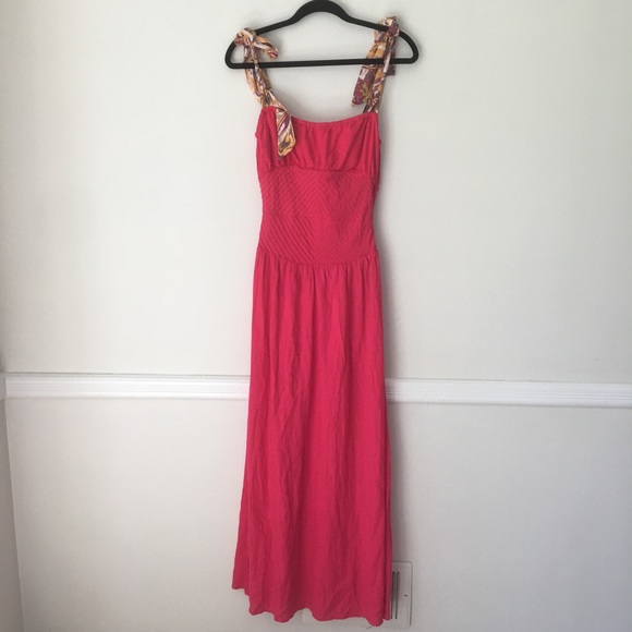 Free People | Santorini Coral Maxi Dress NWT - Picture 4 of 7